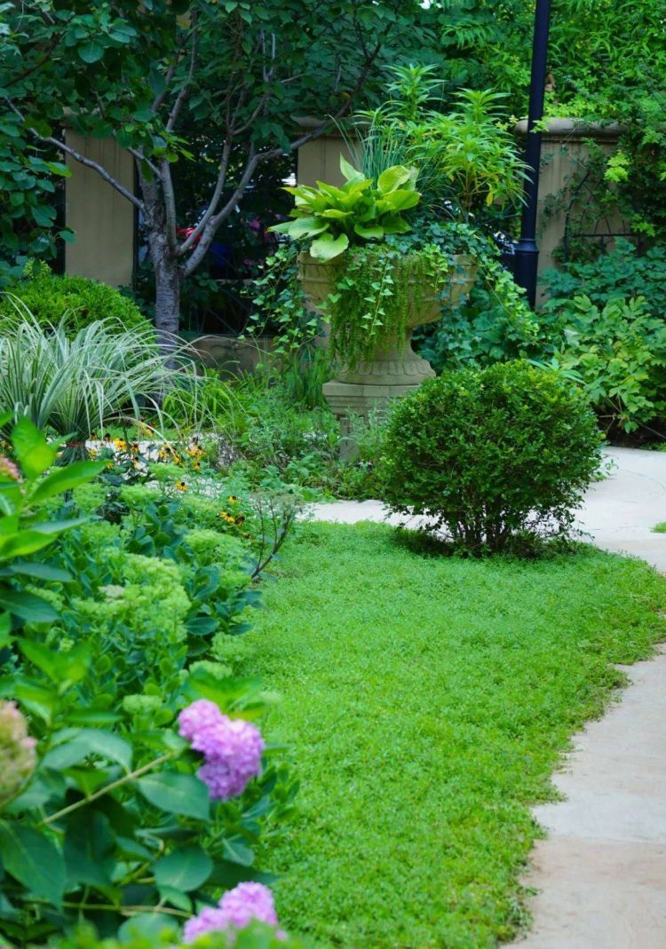 500平米別墅花園綠化設計實景圖片案例分享-青望私家花園設計-1
